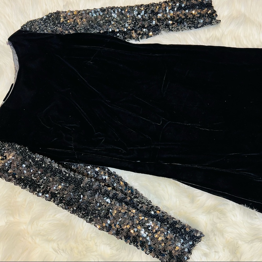 Vintage Jo Ed Sophisticates Union Made Black Dress - Picture 7 of 14